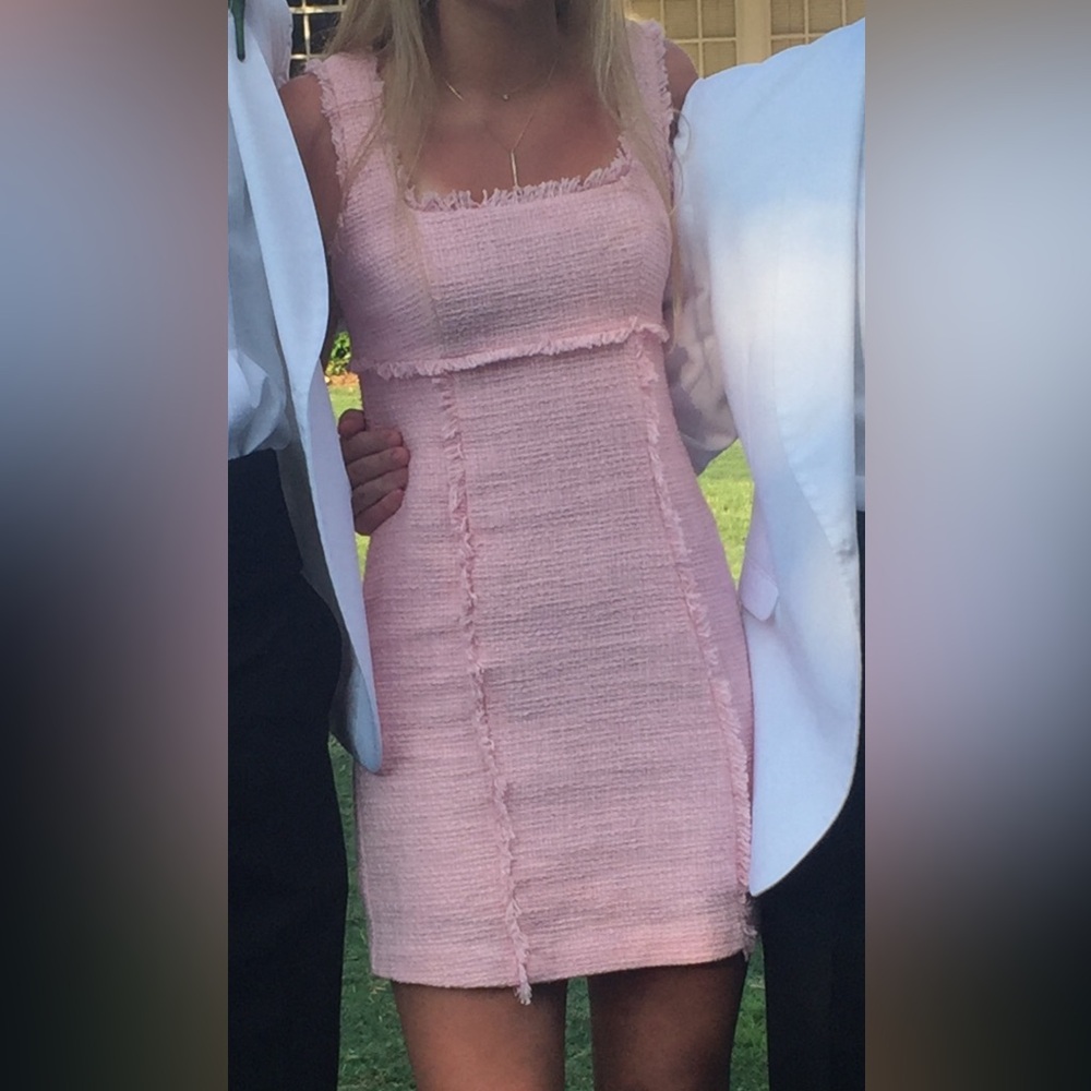 Likely Pink Tweed Dress